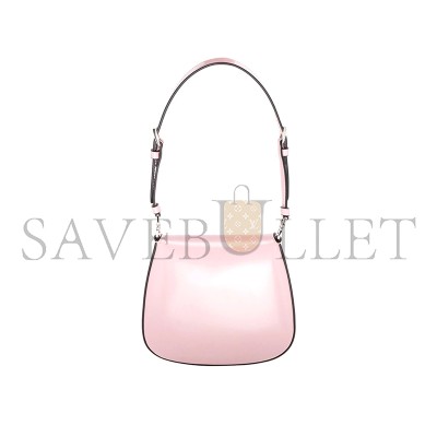 PRADA WOMEN'S BAG PALE PINK LEATHER WITH LOGO 1BH188 (17*14.5*3cm) 